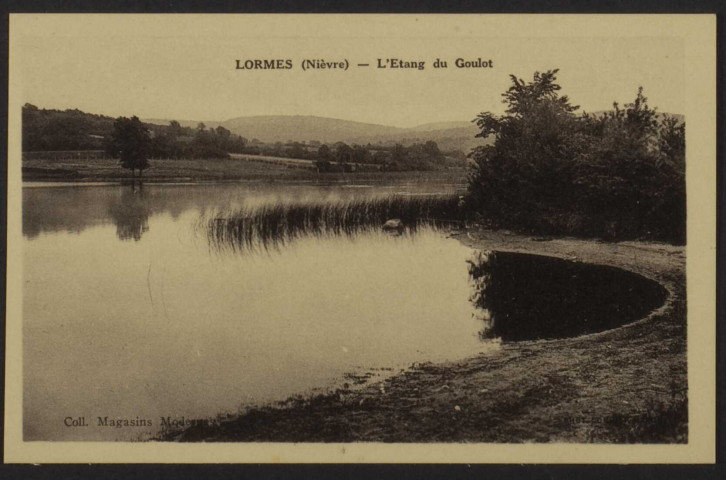 LORMES (Nièvre) – Réservoir de Narveau – La Digue