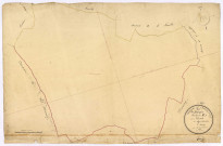 Châteauneuf-Val-de-Bargis, cadastre ancien : plan parcellaire de la section E dite du Mont, feuille 7
