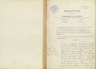 Tresnay : actes d'état civil.