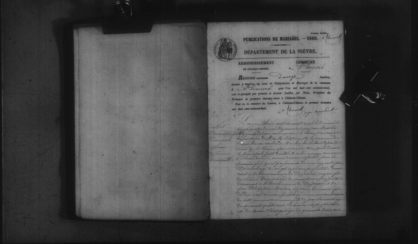 Saint-Honoré-les-Bains : actes d'état civil.