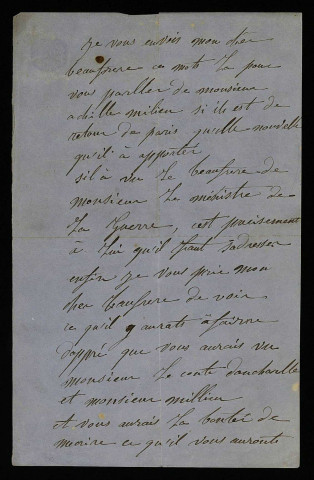 GUIBERT (Henri François), fils de François Guibert : 5 lettres.