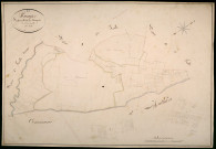 Ruages, cadastre ancien : plan parcellaire de la section B dite de Ruages, feuille 2