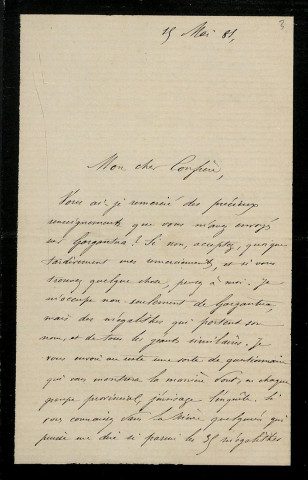 SÉBILLOT (Paul), folkloriste, membre de la Société des traditions populaires (1843-1918) : 63 lettres, 1 carte postale illustrée.