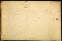Moux-en-Morvan, cadastre ancien : plan parcellaire de la section B dite de Chevigny, feuille 1