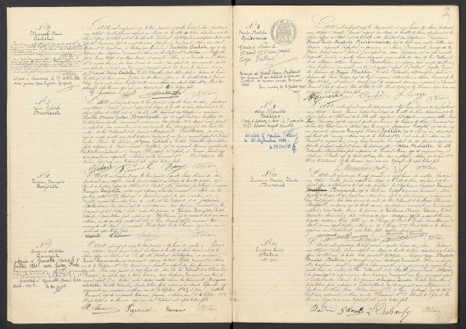 Nevers : actes d'état civil.