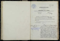 Donzy : actes d'état civil.