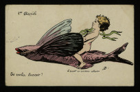 BONNEVILLE, à Paris : 1 carte postale illustrée.