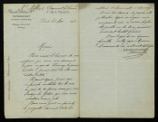 BOUSSOD, VALADON et Cie, éditeur à Paris : 2 lettres.