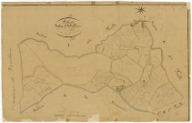 Mhère, cadastre ancien : plan parcellaire de la section A dite de Vallerin, feuille 2