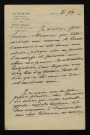 CONDAT (Jean), dit Jean Chapelot, écrivain à Bordeaux (1824-1888) : 1 lettre.