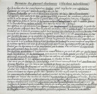 Texte charbon en formation, n°1.