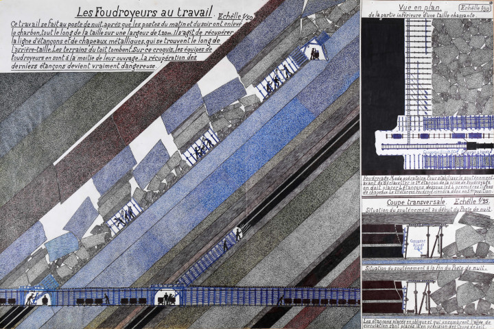 Foudroyeurs au travail, taille chassante.