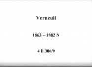 Verneuil : actes d'état civil.