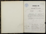 Chitry-les-Mines : actes d'état civil.