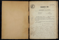 Balleray : actes d'état civil.