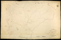 Montreuillon, cadastre ancien : plan parcellaire de la section A dite d'Oussy, feuille 4