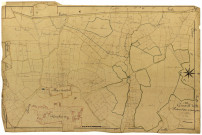 Crux-la-Ville, cadastre ancien : plan parcellaire de la section F dite de Montpillard, feuille 3