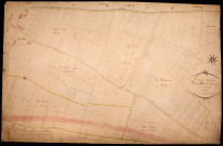 Tracy-sur-Loire, cadastre ancien : plan parcellaire de la section B dite des Girarmes, feuille 5