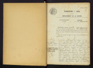 Saint-Bonnot : actes d'état civil, table décennale.