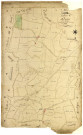 Diennes-Aubigny, cadastre ancien : plan parcellaire de la section C dite des Blains, feuille 1
