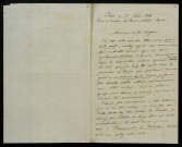 LACAUSSADE (Auguste), poète et bibliothécaire du Sénat (1815-1897) : 3 lettres.