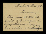 GALOPIN, parente de Jules Monteignier à Murlin (Nièvre) : 2 lettres.