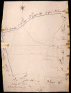 Varennes-lès-Nevers, cadastre ancien : plan parcellaire de la section E dite de la Fontaine Minée et de Chaume, feuille 2