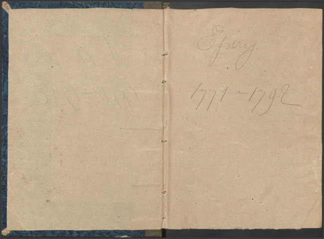 Epiry : registres paroissiaux.