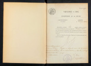 Marigny-sur-Yonne : actes d'état civil.