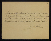 PATÉ (Lucien), poète et critique (né en 1845) : 4 lettres, manuscrit.