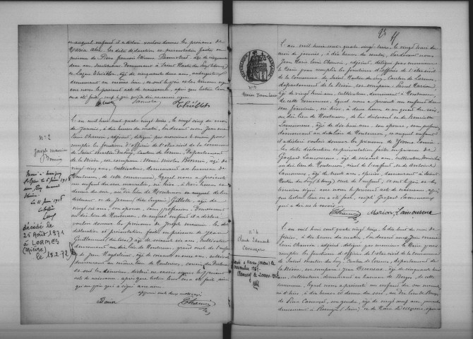 Saint-Martin-du-Puy : actes d'état civil.