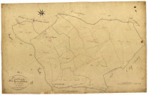 Coulanges-lès-Nevers, cadastre ancien : plan parcellaire de la section C dite du Pont Saint-Ours, feuille 3