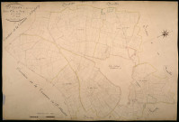 Saint-André-en-Morvan, cadastre ancien : plan parcellaire de la section C dite du Bourg, feuille 5