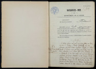 Montsauche-les-Settons : actes d'état civil.