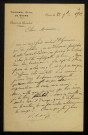 THIÉNARD (Antonin), magistrat à Cosne (né en 1855) : 12 lettres, 1 carte postale illustrée.