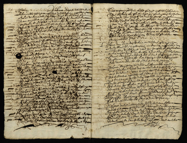 Fief de Beaumont ou de Beaumont et Grenant : extrait du terrier de 1666.