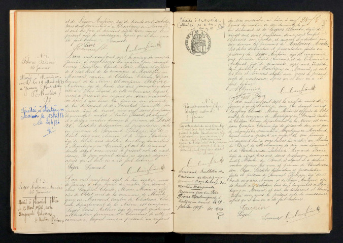 Montigny-en-Morvan : actes d'état civil.