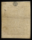 Biens et droits. - Foncier en la paroisse de Commagny (commune de Moulins-Engilbert), vente par Charles Robert procureur fiscal de la ville à Charles Buteau receveur du marquisat de Vandenesse : copie du contrat du 24 décembre 1752.