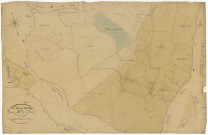 Larochemillay, cadastre ancien : plan parcellaire de la section E dite du Bourg, feuille 2