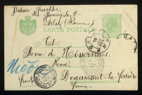 FRUCHTER (Isidore), à Galatz (Roumanie) : 1 lettre.