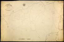 Poil, cadastre ancien : plan parcellaire de la section C dite du Bois du Mousseau, feuille 1