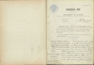 Saint-Vérain : actes d'état civil.