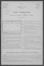 Chitry-les-Mines : recensement de 1926
