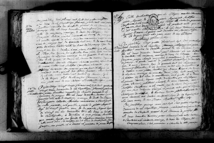 Pougny : actes d'état civil.