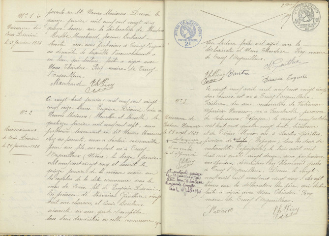 Trucy-l'Orgueilleux : actes d'état civil.