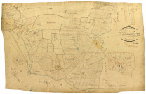 Colméry, cadastre ancien : plan parcellaire de la section G dite des Duprés et du Châtelet, feuille 3