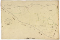 Aunay-en-Bazois, cadastre ancien : plan parcellaire de la section A dite de la Grenouillère, feuille 3