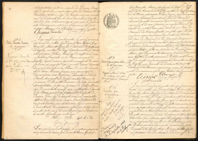 Tazilly : actes d'état civil.