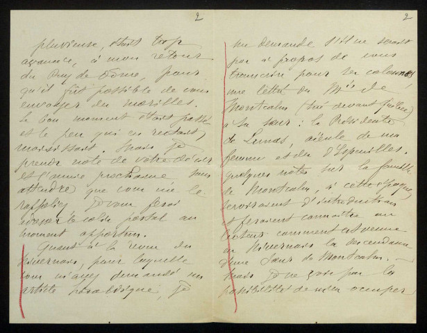 GRELLET DE LA DEYTE (Emmanuel), écrivain à Allègre (Haute-Loire) (1850-1927) : 5 lettres.