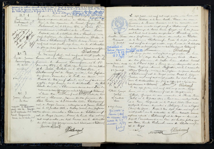 Châteauneuf-Val-de-Bargis : actes d'état civil.